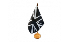 Great Britain Union Jack black Table Flag