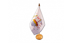 Happy Birthday Cake Table Flag