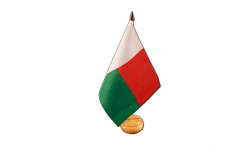 Madagascar Table Flag