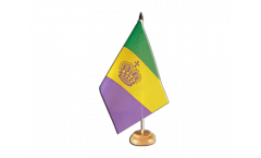 Mardi Gras Table Flag