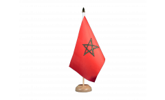 Morocco Table Flag