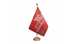 Merry Christmas Table Flag