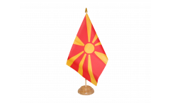 North Macedonia Table Flag