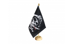 Pirate with bloody sabre Table Flag