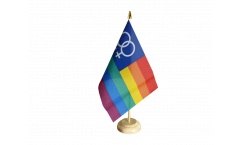 Rainbow Lesbian Venus Women Table Flag