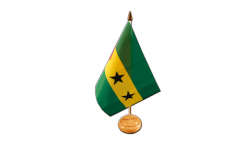 Sao Tome and Principe Table Flag