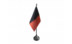 Black red Table Flag