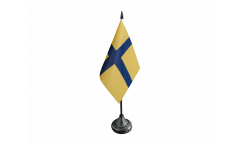 Sweden Östergötland Table Flag