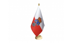 Spain Cantabria Table Flag