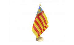 Spain Valencia Table Flag
