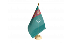 Turkmenistan Table Flag