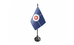 USA City of Indianapolis Table Flag