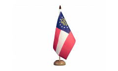 USA Georgia Table Flag