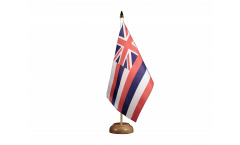 USA Hawaii Table Flag