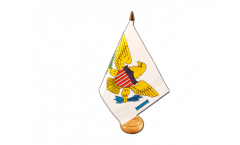 USA Virgin Islands Table Flag