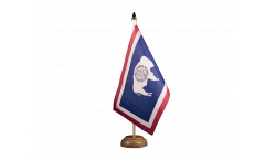 USA Wyoming Table Flag