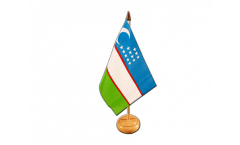 Uzbekistan Table Flag