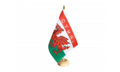 Wales CYMRU Table Flag