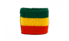 Schweißband Ethiopia without crest, Rasta - 7 x 8 cm