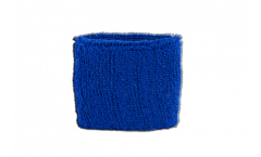 Unicolor blue Wristband / sweatband - 2.5 x 3.15 inch