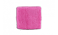 Unicolor pink Wristband / sweatband - 2.5 x 3.15 inch