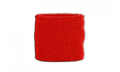 Unicolor red Wristband / sweatband - 2.5 x 3.15 inch
