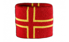 France Normandy St. Olaf Cross Wristband / sweatband - 2.5 x 3.15 inch