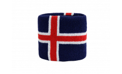 Iceland Wristband / sweatband - 2.5 x 3.15 inch