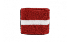 Latvia Wristband / sweatband - 2.5 x 3.15 inch