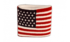 USA Wristband / sweatband - 2.5 x 3.15 inch