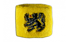 Belgium Flanders Wristband / sweatband - 2.5 x 3.15 inch