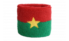 Burkina Faso Wristband / sweatband - 2.5 x 3.15 inch