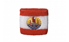 France French Polynesia Wristband / sweatband - 2.5 x 3.15 inch