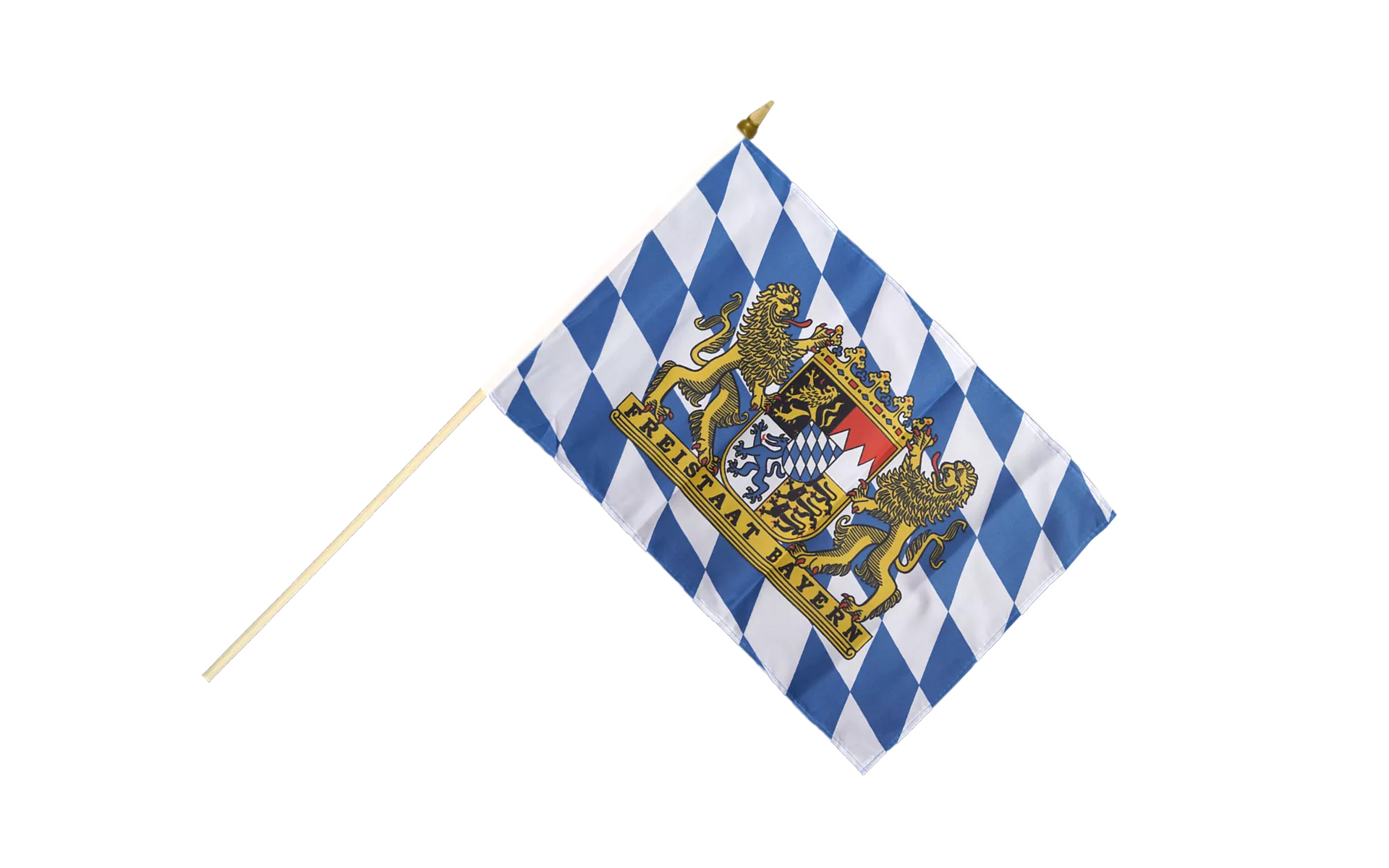 Buy Germany Bavaria Freistaat Bayern stick flags at a fantastic price 