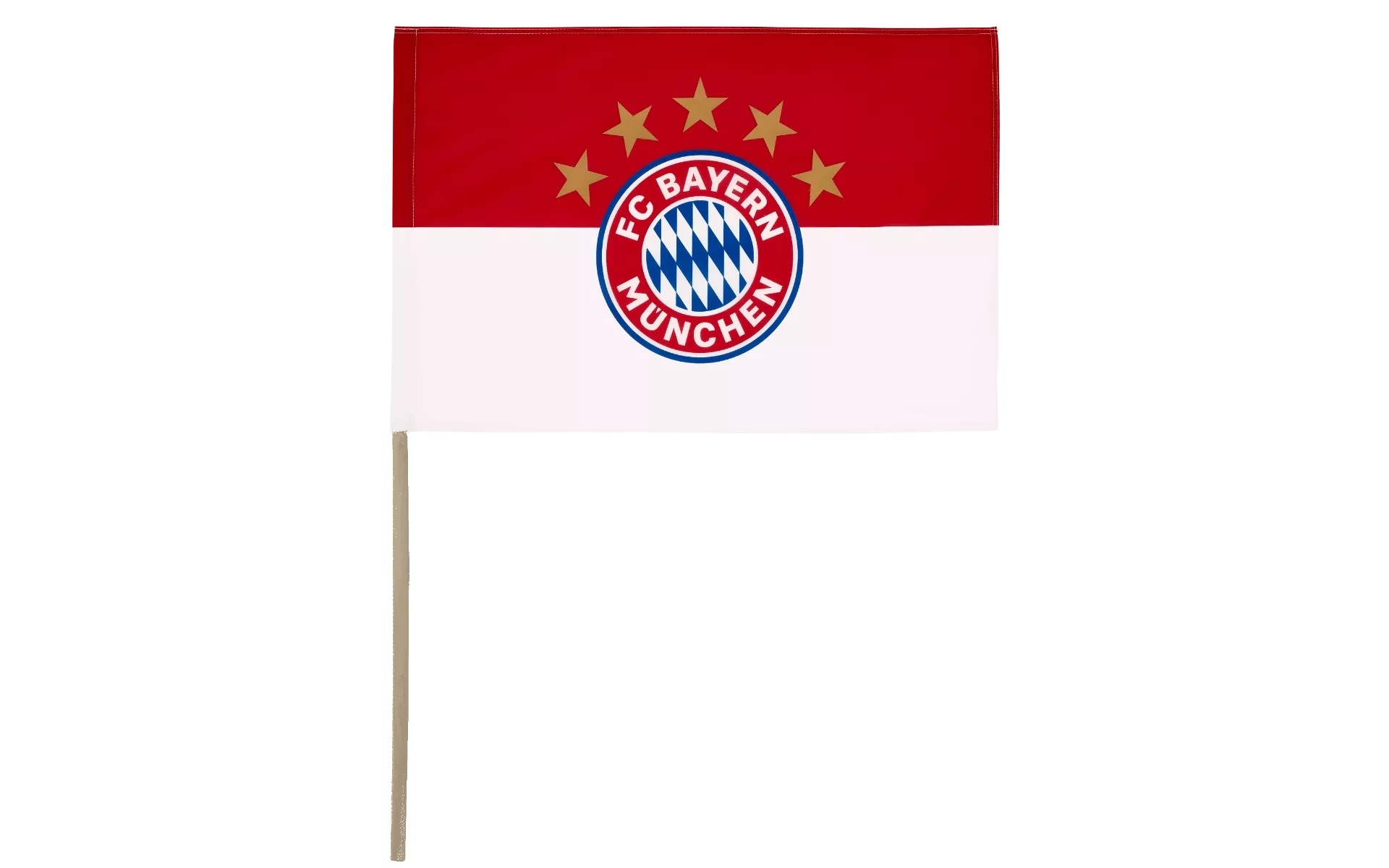 FC Bayern München Logo 5 Sterne Hand Waving Flag - 2 x 3 ft