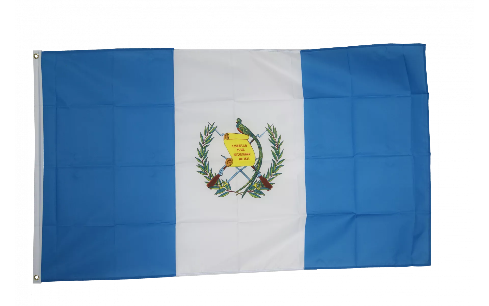 Vinyl Banner Sign Guatemala Flag Logo Blue White Countries Marketing Advertising Blue 4 Grommets Multiple Sizes Available 28inx70in Set of 2 